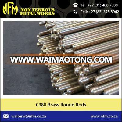 C380 Brass Round Rods